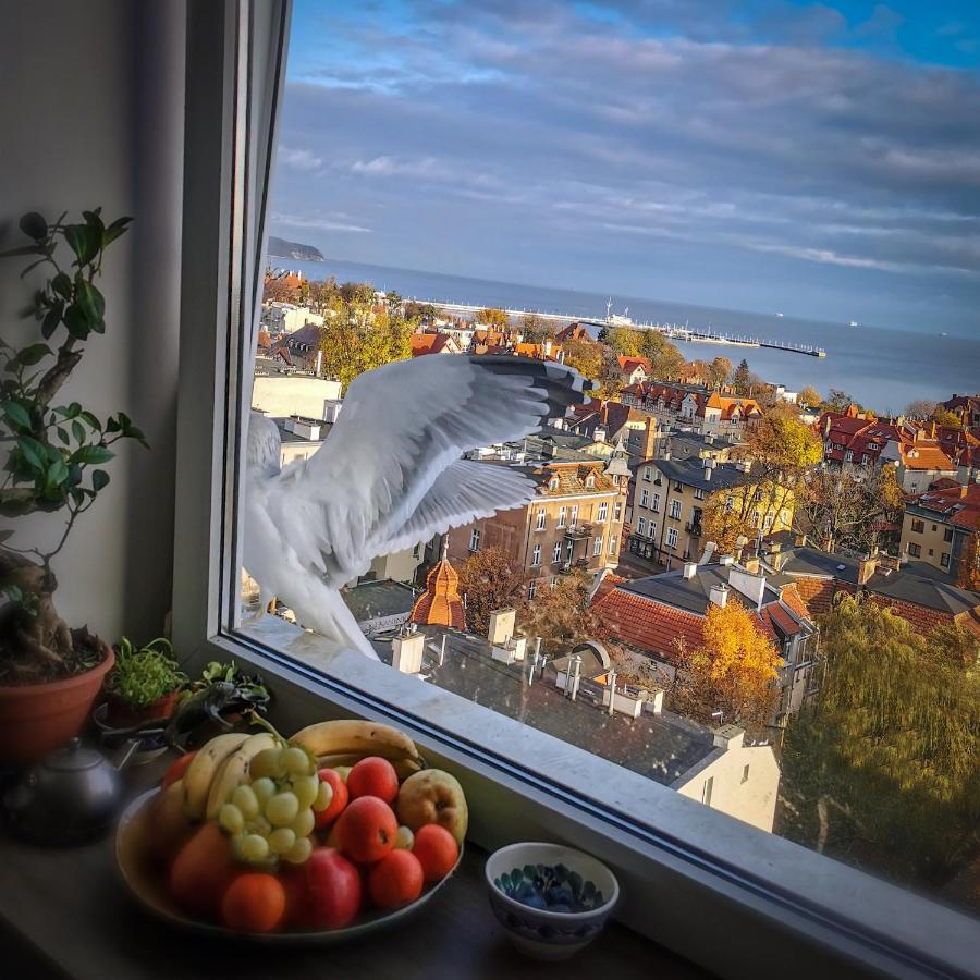 Pokoje Przy Plazy Z Widokiem Na Morze Sopot Luaran gambar