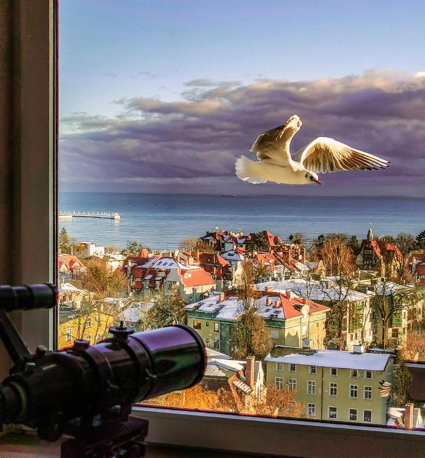 Pokoje Przy Plazy Z Widokiem Na Morze Sopot Luaran gambar