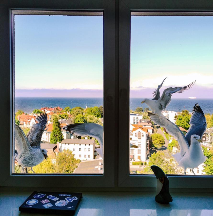 Pokoje Przy Plazy Z Widokiem Na Morze Sopot Luaran gambar