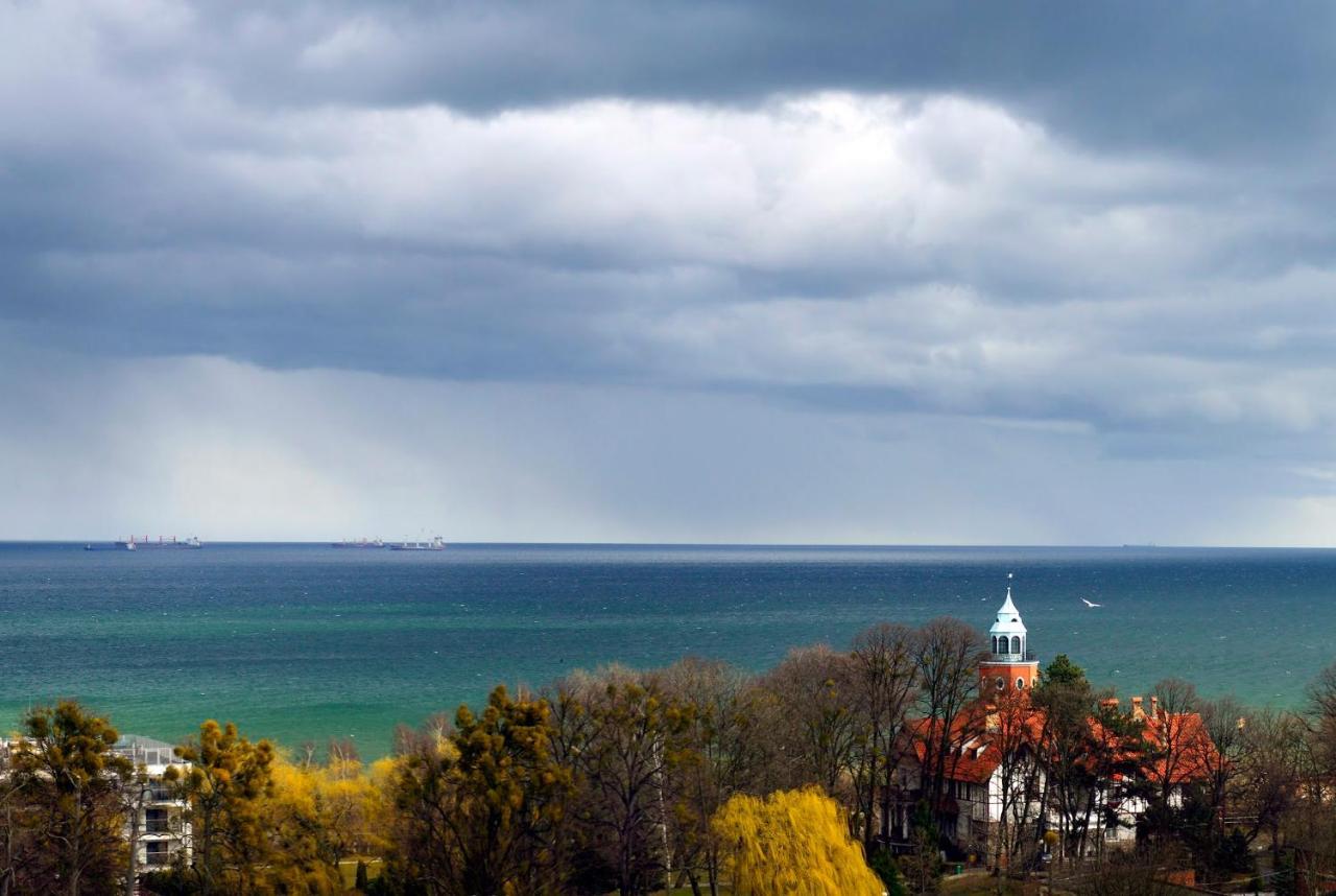 Pokoje Przy Plazy Z Widokiem Na Morze Sopot Luaran gambar