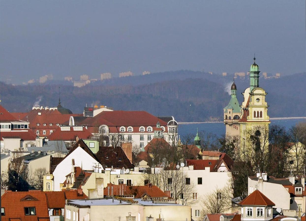 Pokoje Przy Plazy Z Widokiem Na Morze Sopot Luaran gambar