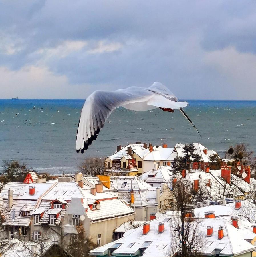 Pokoje Przy Plazy Z Widokiem Na Morze Sopot Luaran gambar