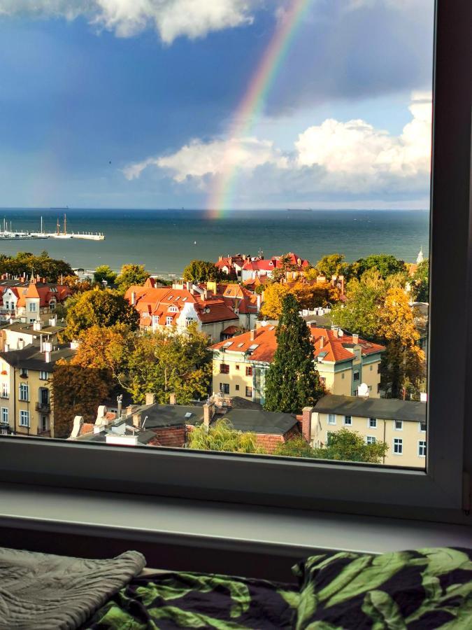 Pokoje Przy Plazy Z Widokiem Na Morze Sopot Luaran gambar