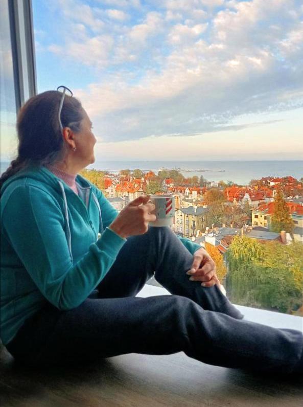 Pokoje Przy Plazy Z Widokiem Na Morze Sopot Luaran gambar