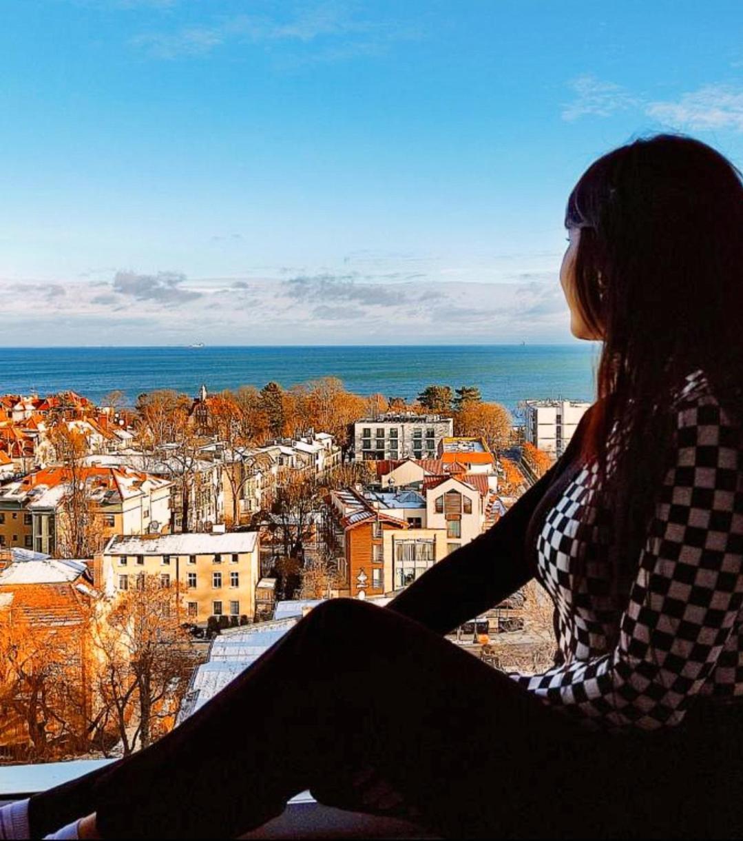 Pokoje Przy Plazy Z Widokiem Na Morze Sopot Luaran gambar