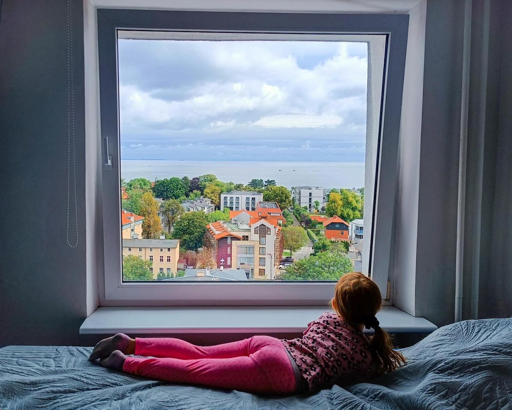 Pokoje Przy Plazy Z Widokiem Na Morze Sopot Luaran gambar
