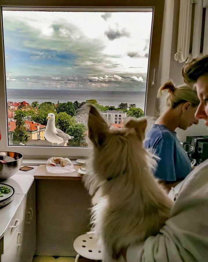 Pokoje Przy Plazy Z Widokiem Na Morze Sopot Luaran gambar