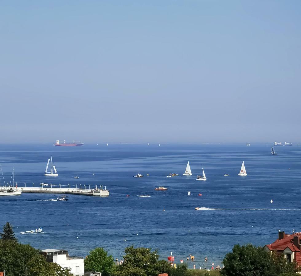 Pokoje Przy Plazy Z Widokiem Na Morze Sopot Luaran gambar