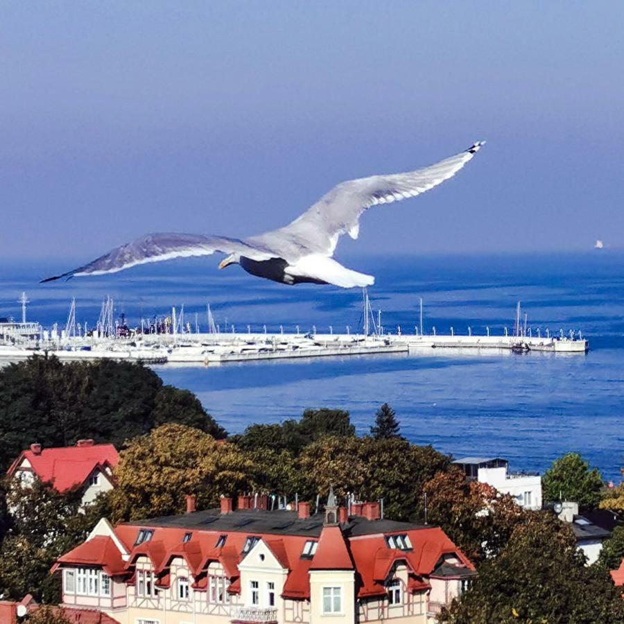 Pokoje Przy Plazy Z Widokiem Na Morze Sopot Luaran gambar